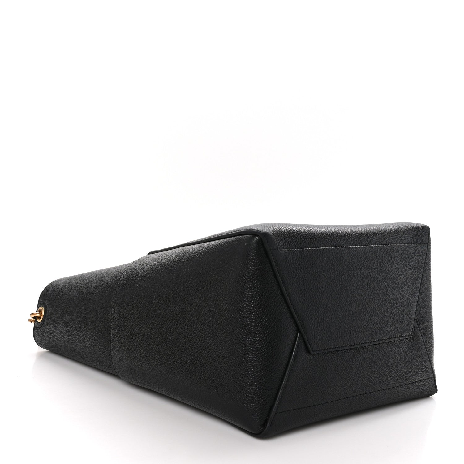 Celine Soft Grained Calfskin Sangle Bucket Bag Black 4 of 12