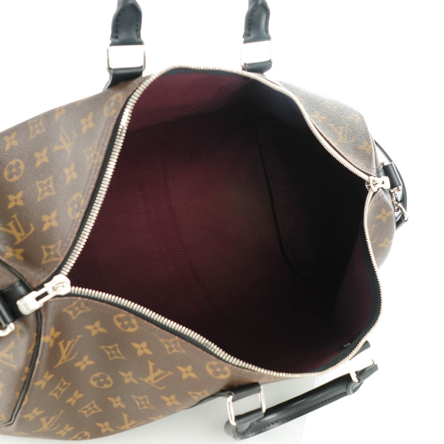 Louis Vuitton Monogram Macassar Keepall Bandouliere 45 7 of 8