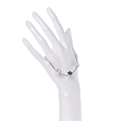 Louis Vuitton Swarovski Gamble Damier Bracelet Silver 2 of 5
