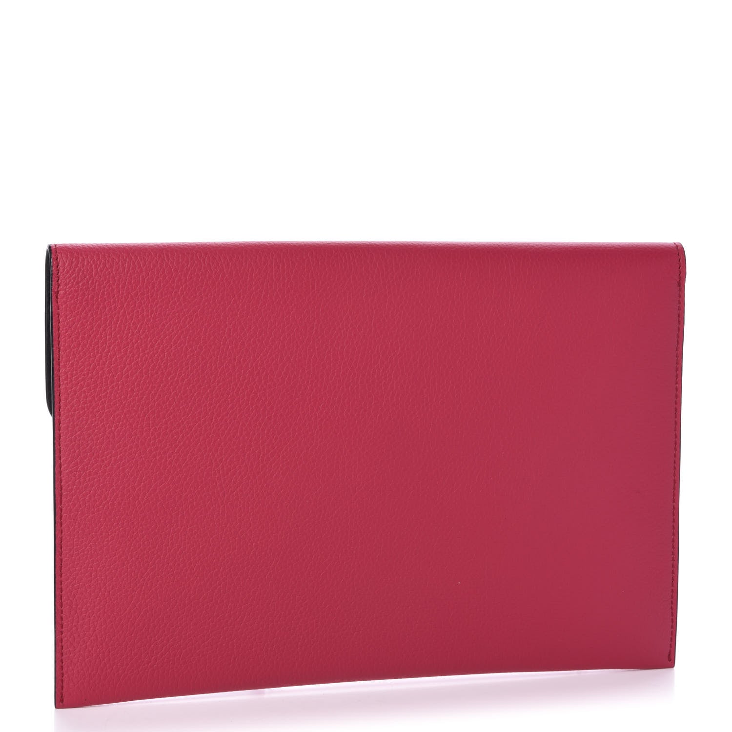 Alexander McQueen Calfskin Skull Envelope Clutch Fuchsia 3 of 9