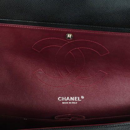 Chanel Caviar Quilted Jumbo Double Flap Black 7 of 8