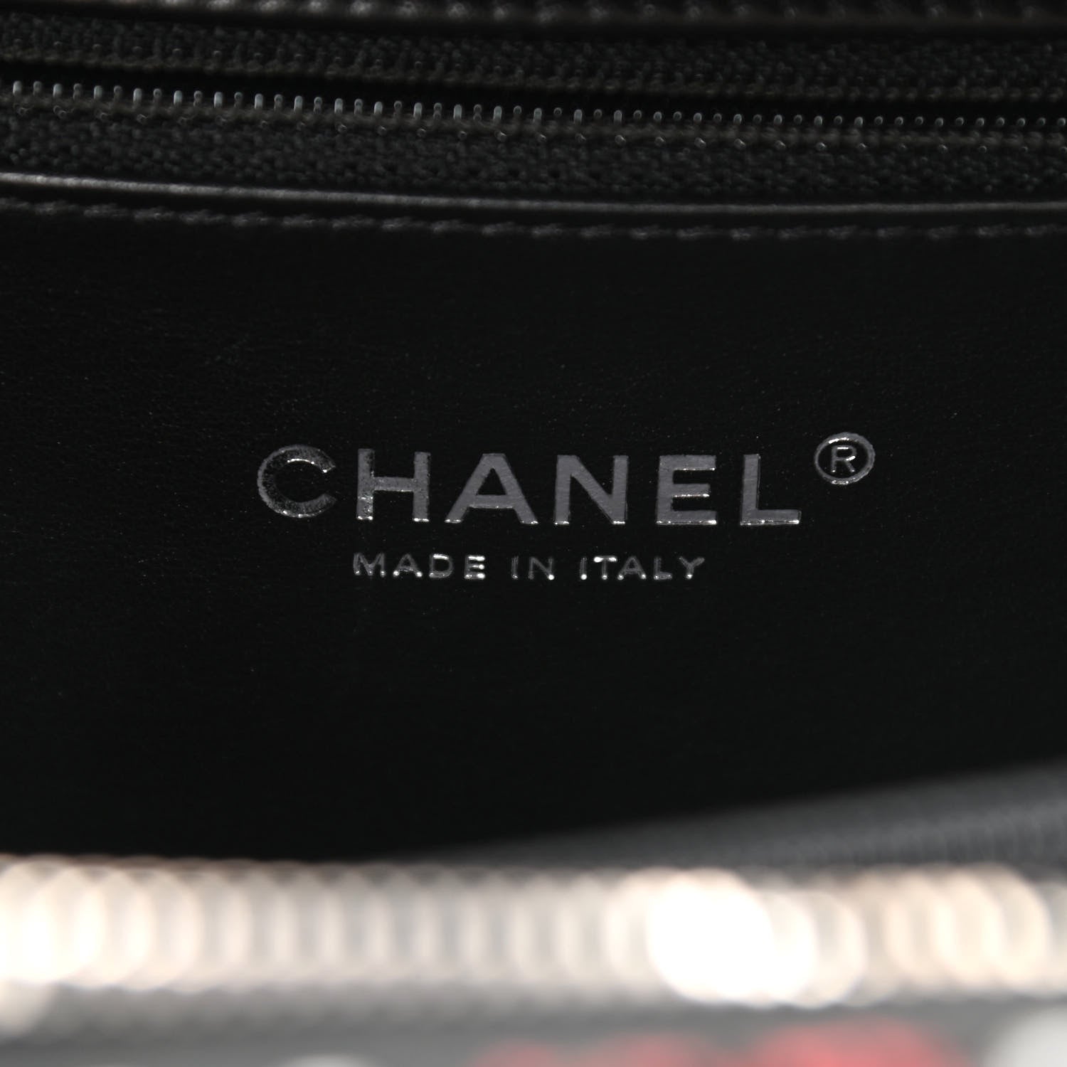 Chanel Tweed Quilted Medium CC Filigree Vanity Case Red 6 of 9