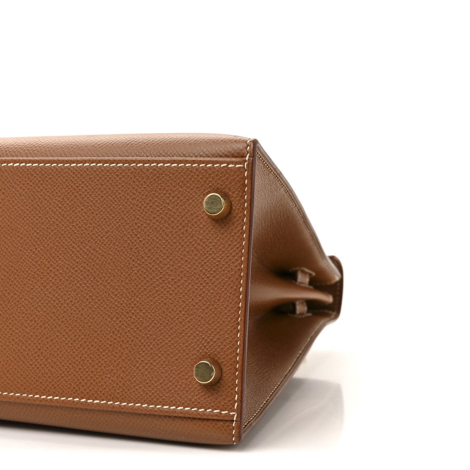 Hermes Courchevel Kelly Sellier 32 Gold 9 of 9