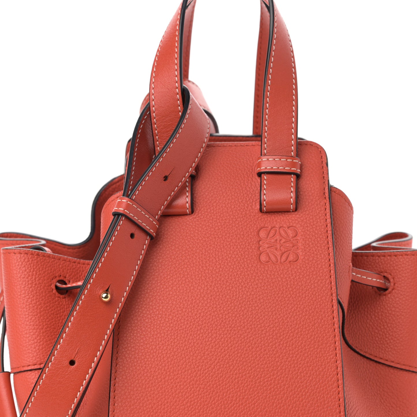 Calfskin Small Hammock Shoulder Bag Pink Tulip