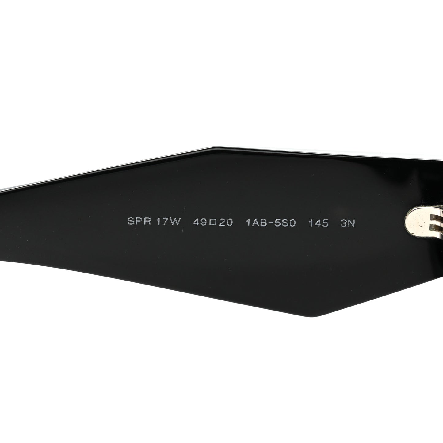 Acetate Symbole Sunglasses SPR 17W Black