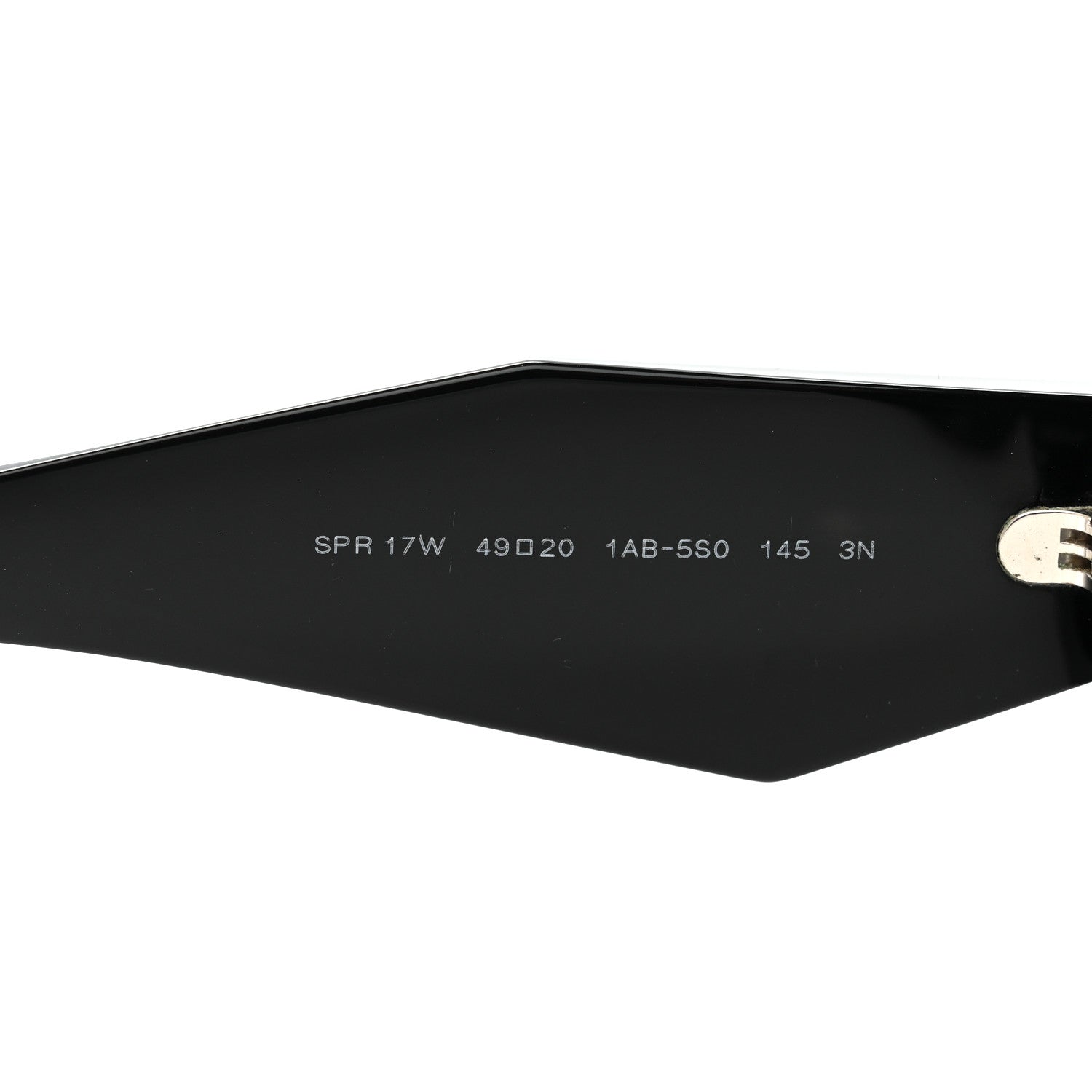 Prada Acetate Symbole Sunglasses SPR 17W Black 5 of 8