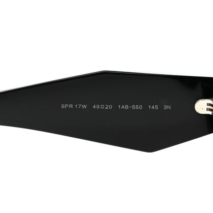 Prada Acetate Symbole Sunglasses SPR 17W Black 5 of 8