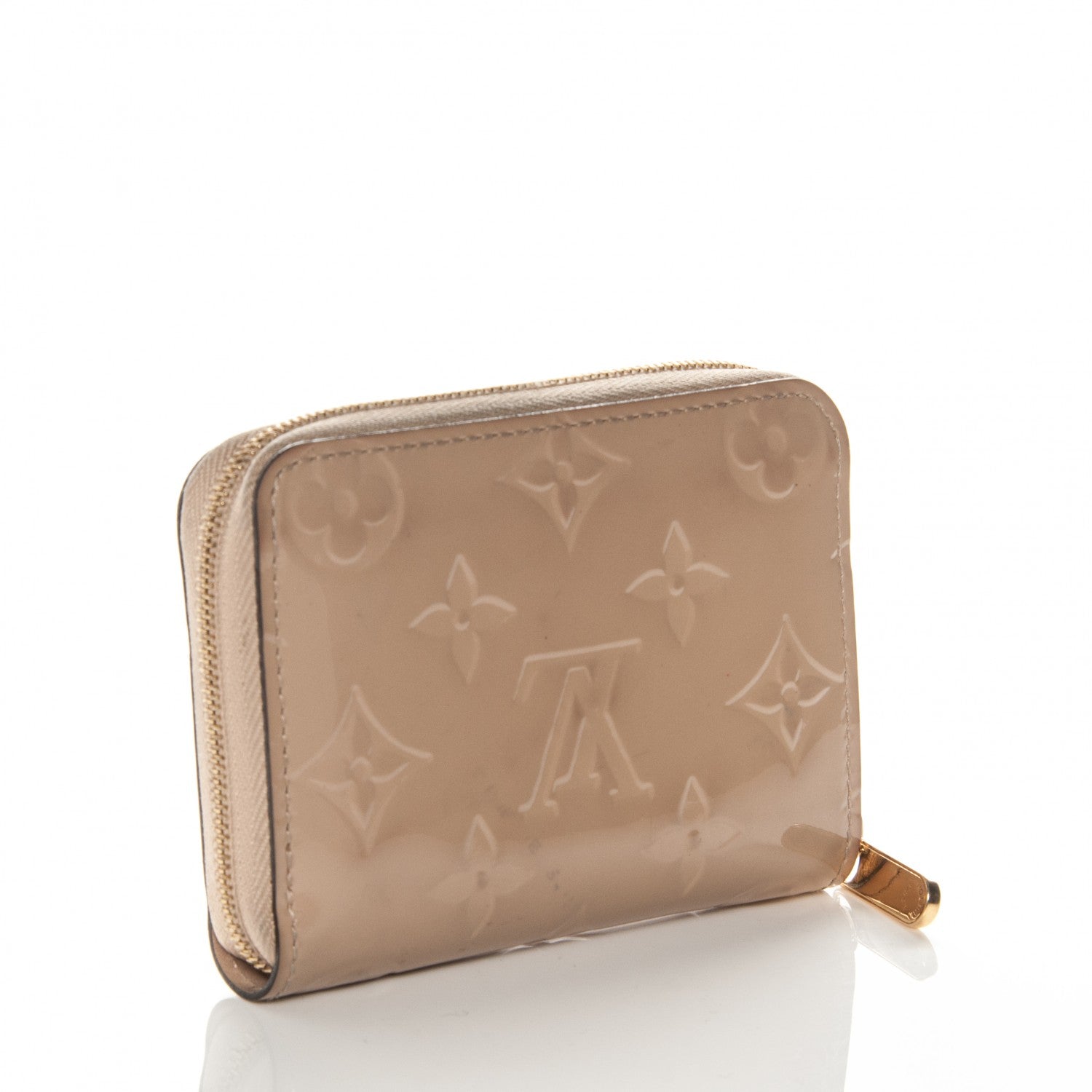 Louis Vuitton Vernis Zippy Coin Purse Beige Poudre 3 of 6