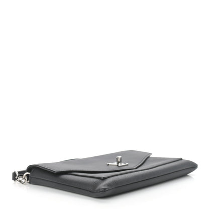 Louis Vuitton Soft Calfskin My Lockme Pochette Black 4 of 10