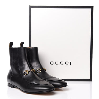 Gucci Malaga Kid Womens Jordaan Ankle Boots 37.5 Black 9 of 9