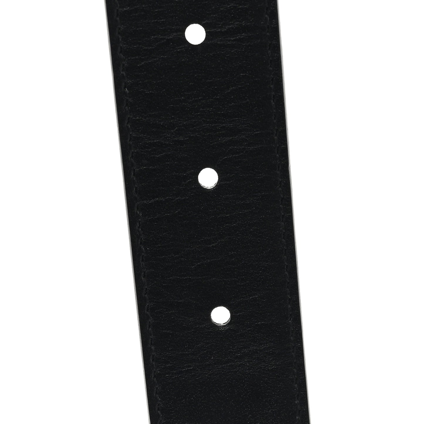 GG Supreme Monogram Plutone Calfskin Palladium Double G Reversible 30mm Belt 80 32 Beige Ebony Black