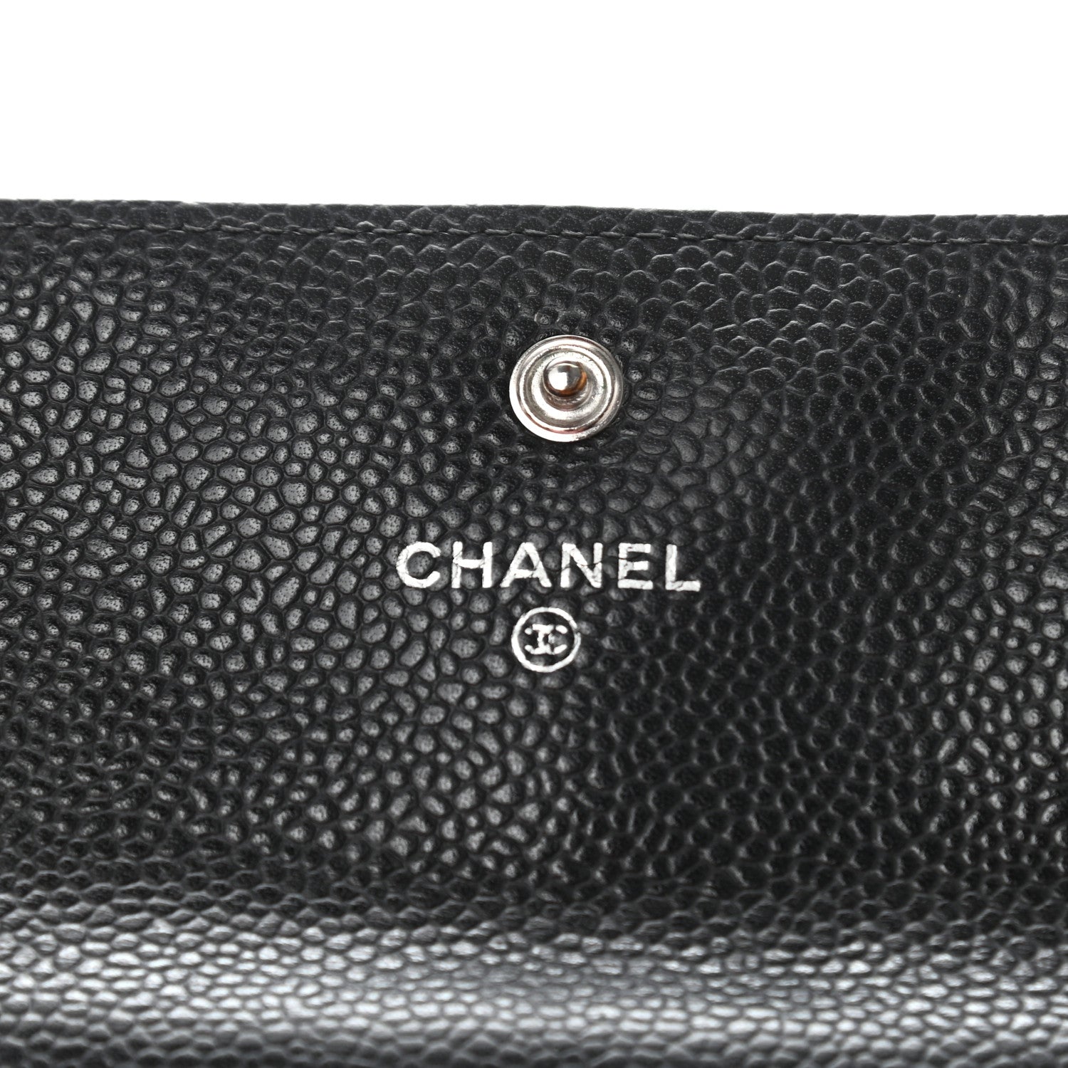 Chanel Caviar Quilted Large Flap Wallet Black 6 of 8