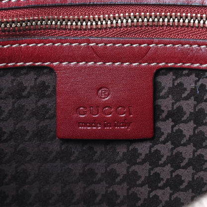 Gucci Crocodile Lock Tote Red 8 of 9