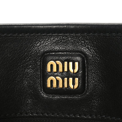 Miu Miu Nappa Medium Aventure Bag Black 7 of 11
