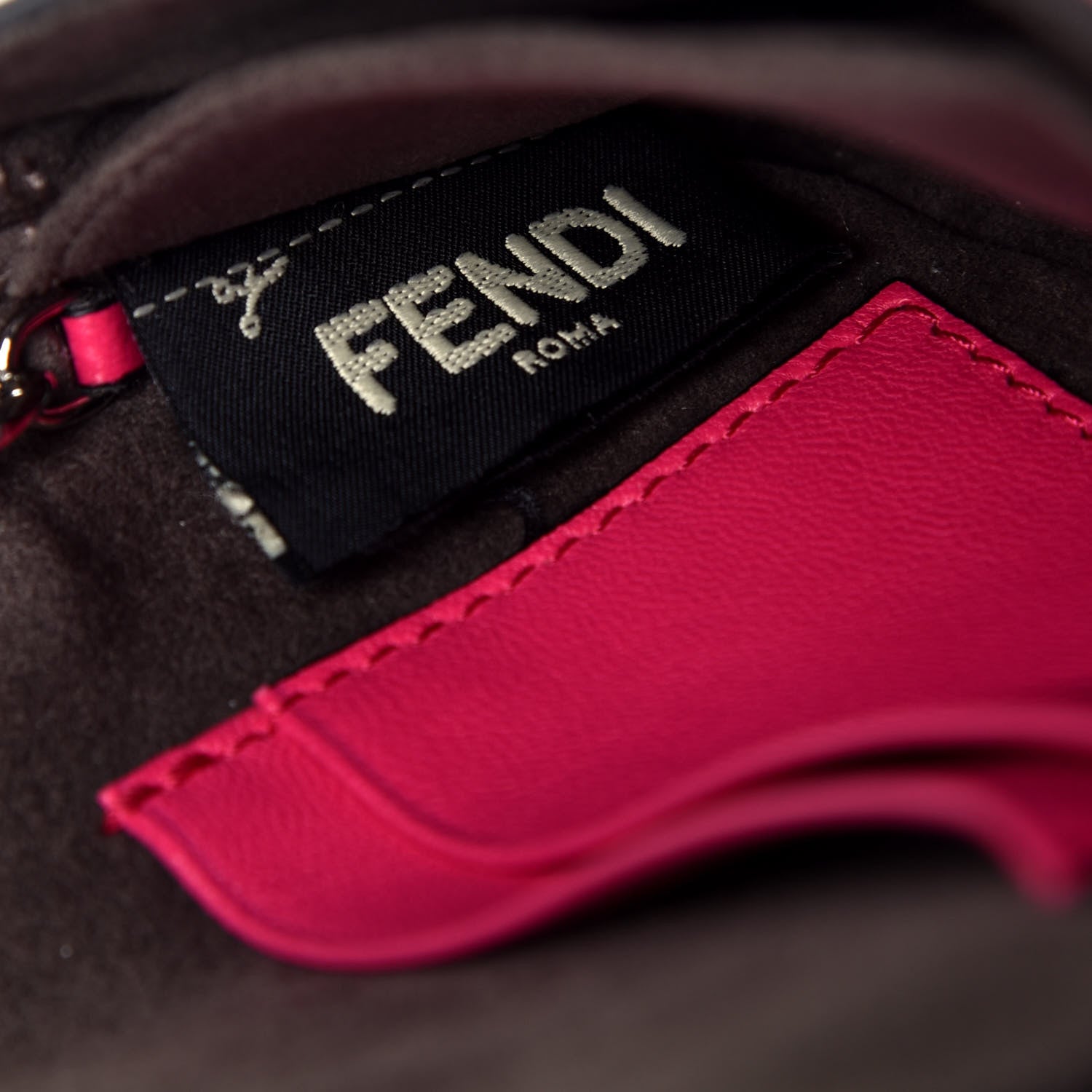 Fendi Shiny Nappa Micro Baguette Fuchsia 7 of 9