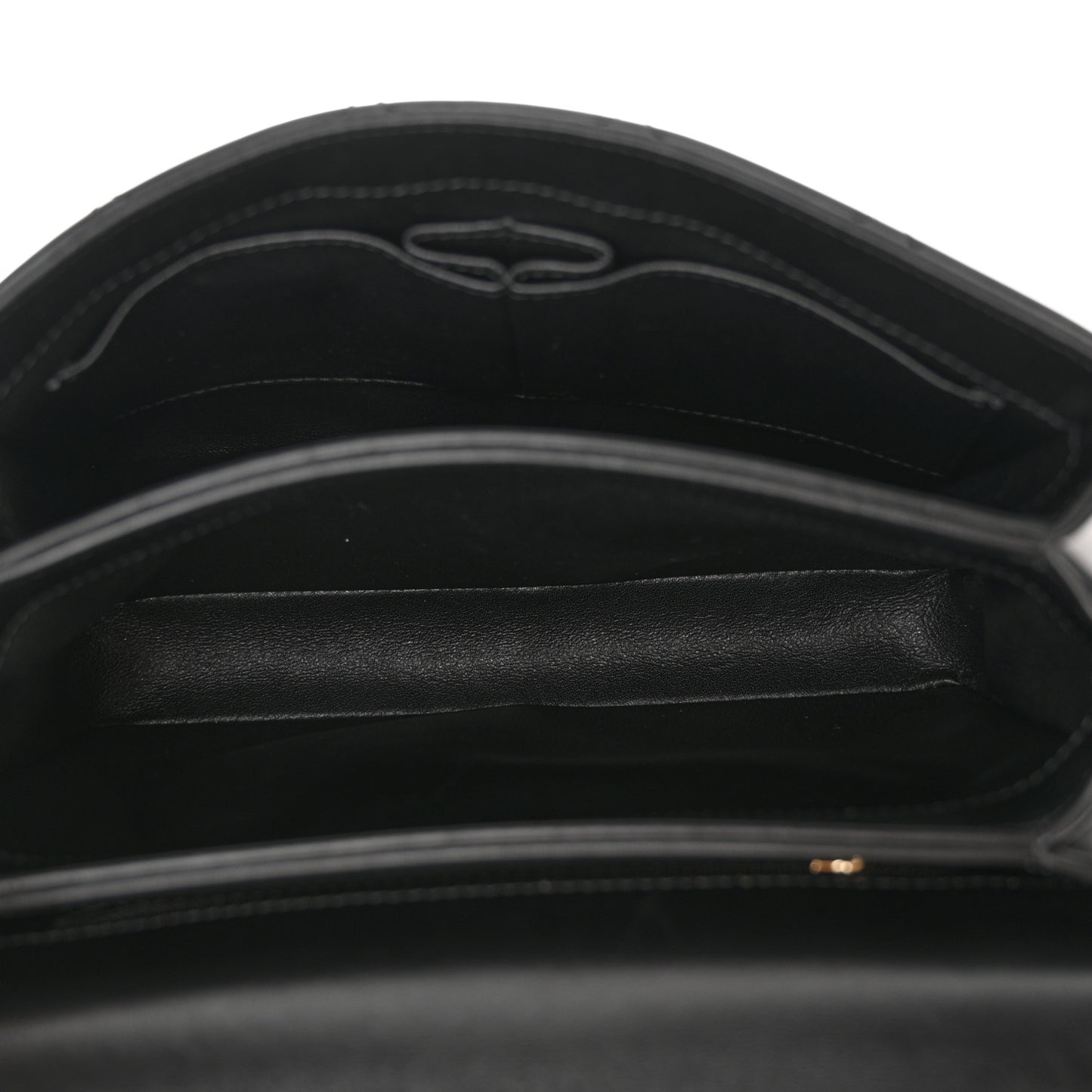 Lambskin Quilted Small Trendy CC Dual Handle Flap Bag Black