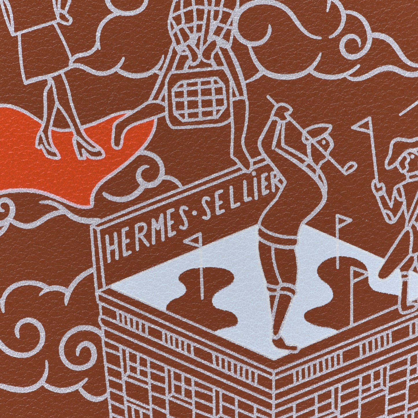Swift L'Epopee d'Hermes Backpocket Pouch 30 Gold