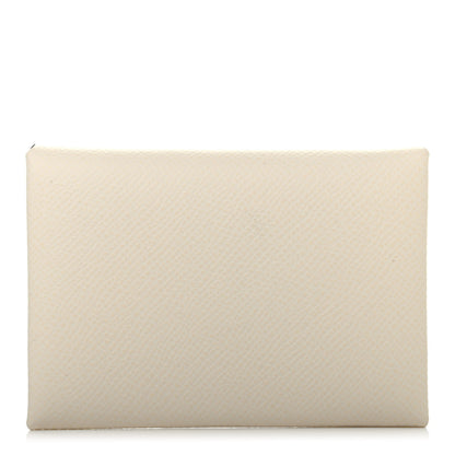 Hermes Epsom Calvi Duo Card Case Nata 1 of 4
