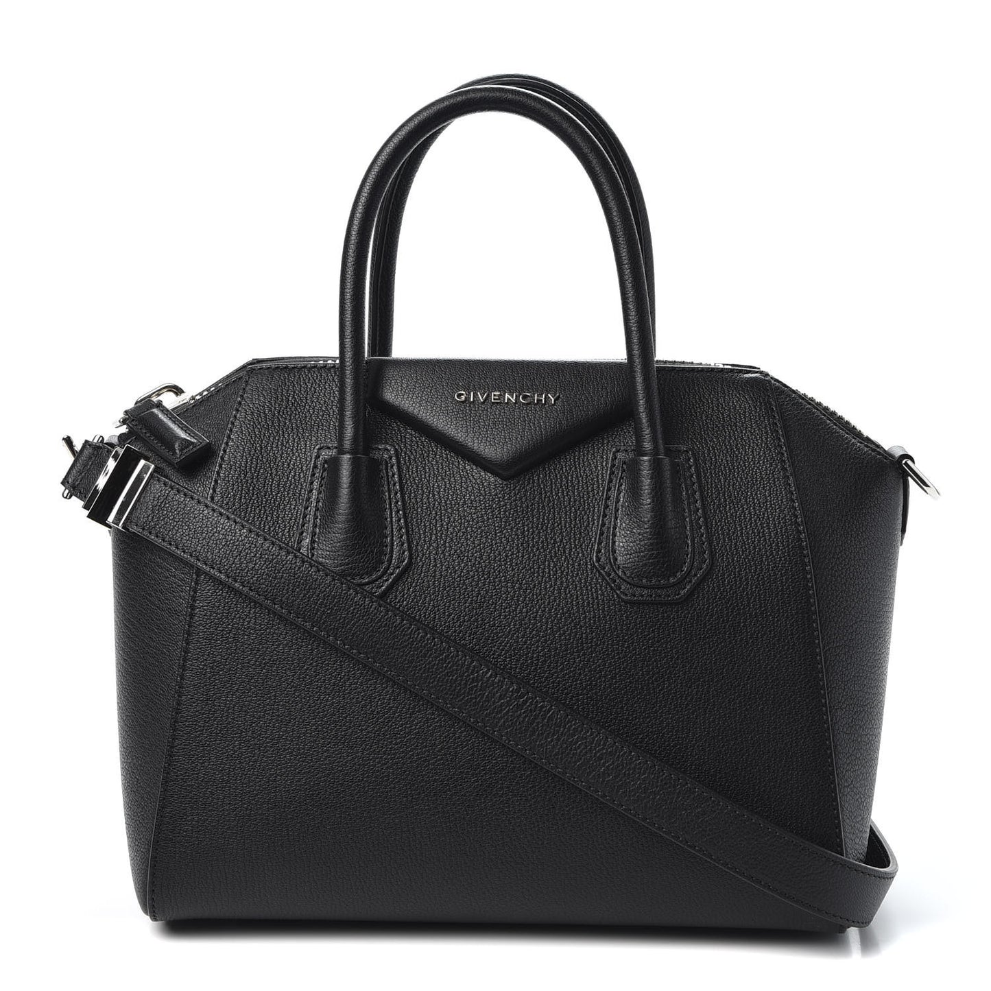 Sugar Goatskin Small Antigona Black
