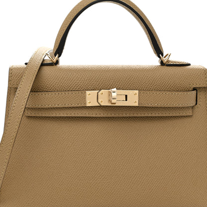 Hermes Epsom Mini Kelly Sellier 20 Poussiere 8 of 13