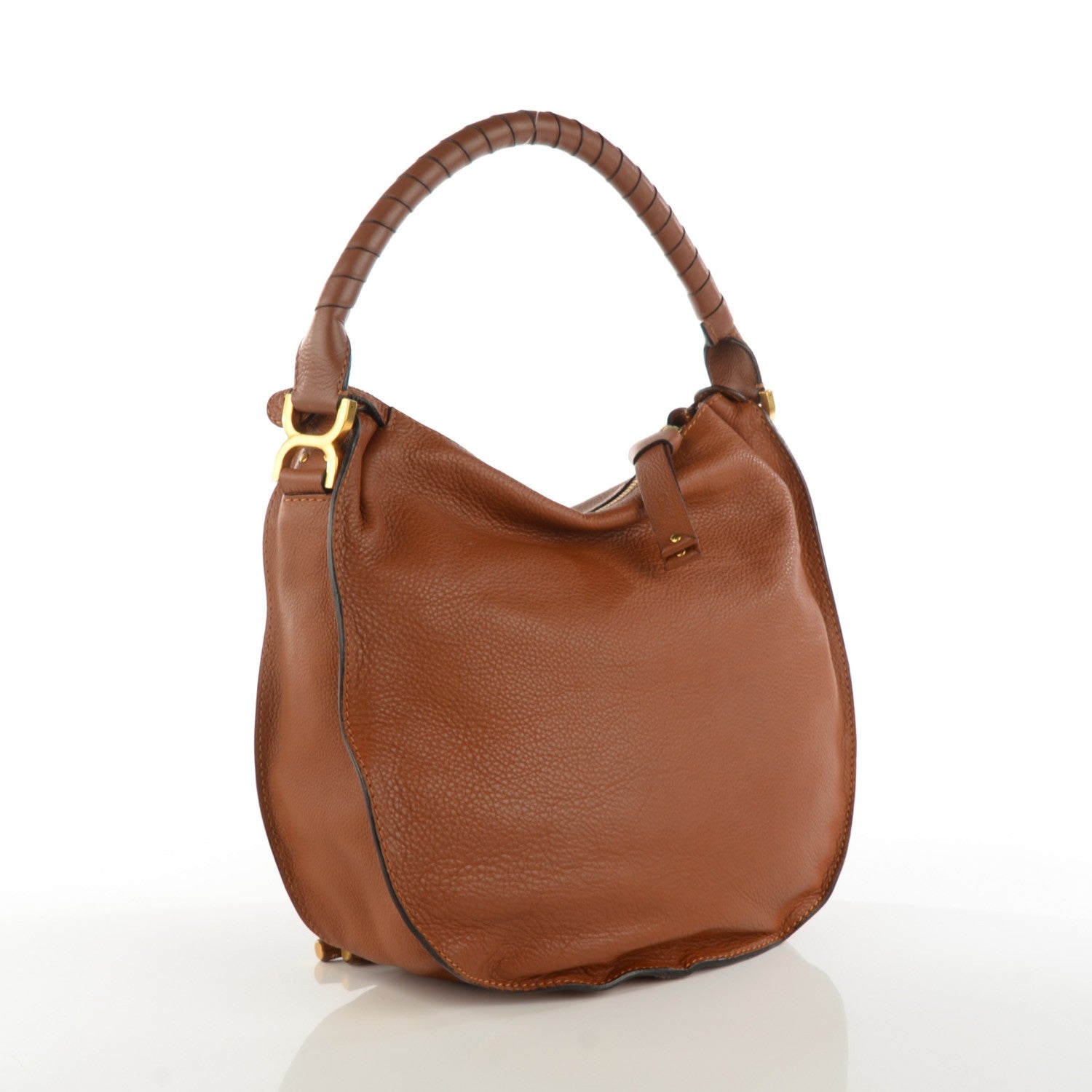 Chloe Calfskin Medium Marcie Hobo Tan 3 of 8