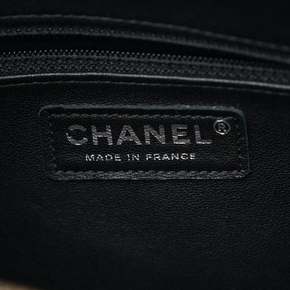 Chanel Wool Calfskin Medium Gabrielle Hobo Black White 6 of 10