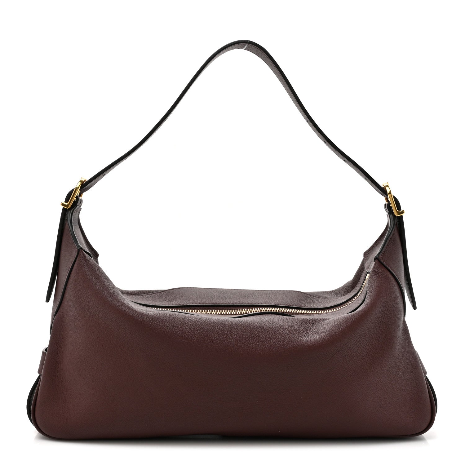 Celine Supple Calfskin Medium Romy Shoulder Bag Hickory 1 of 9