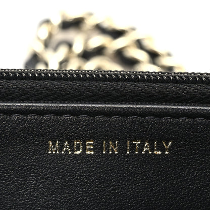 Chanel Caviar Timeless CC Wallet On Chain WOC Black 6 of 10