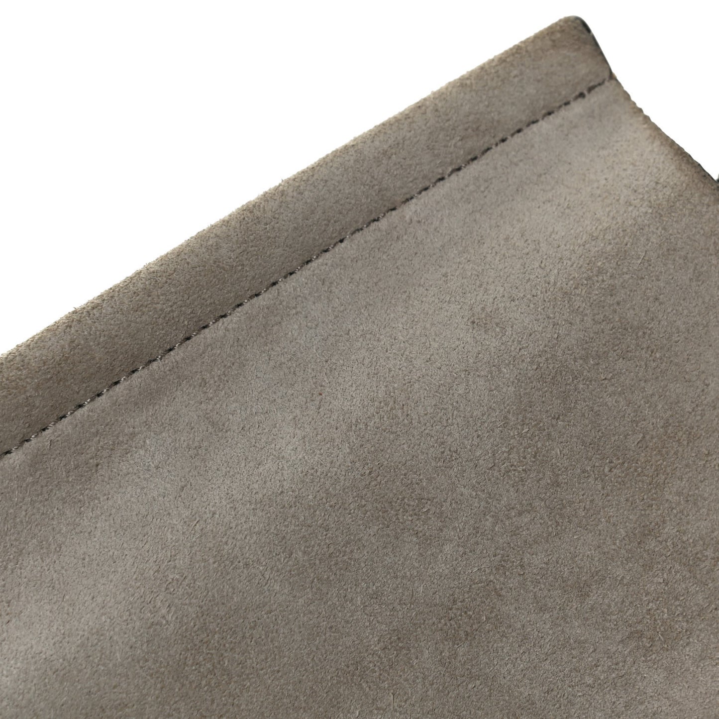 Calfskin Suede Medium Faye Shoulder Bag Motty Grey