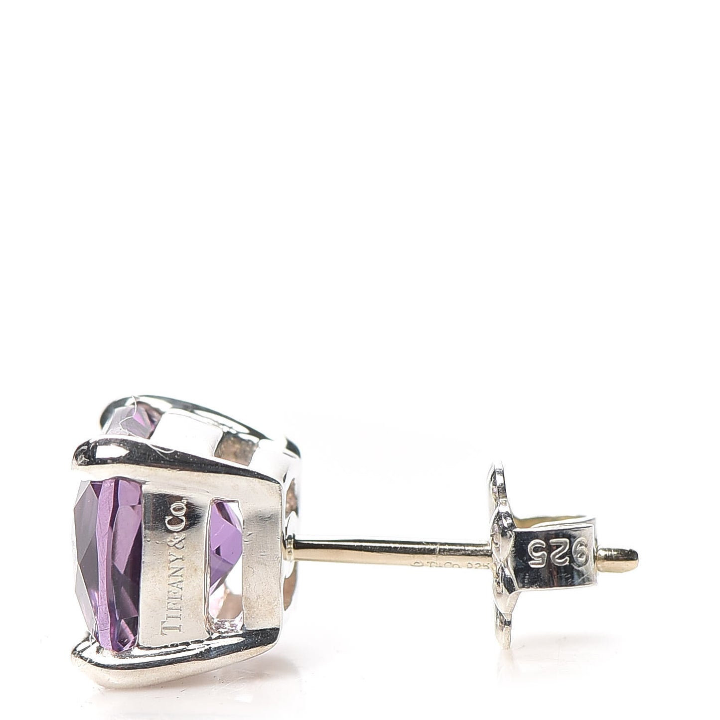 Sterling Silver Amethyst Sparklers Stud Earrings