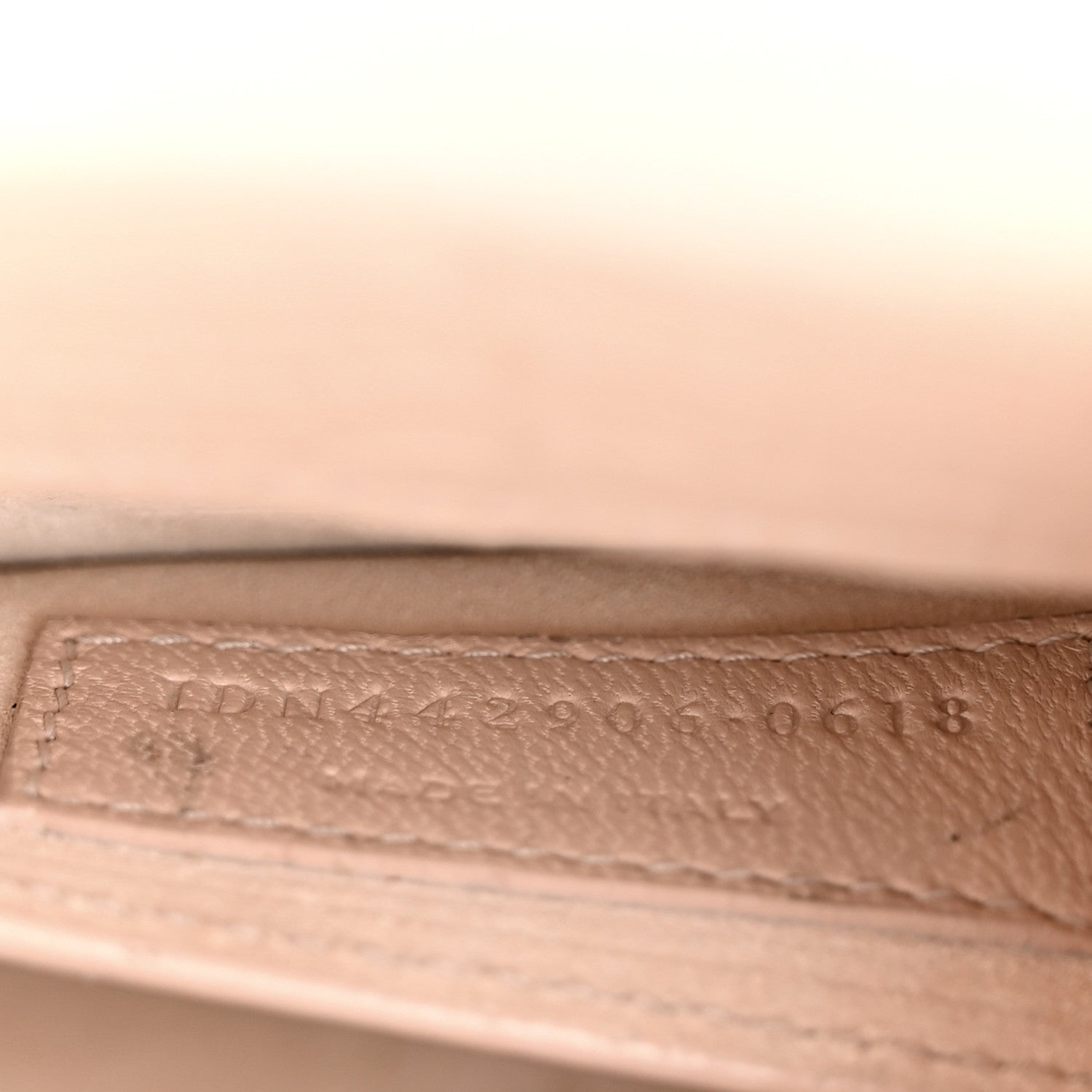 Saint Laurent Calfskin Crocodile Embossed Medium Monogram Sunset Rose Antic 7 of 11