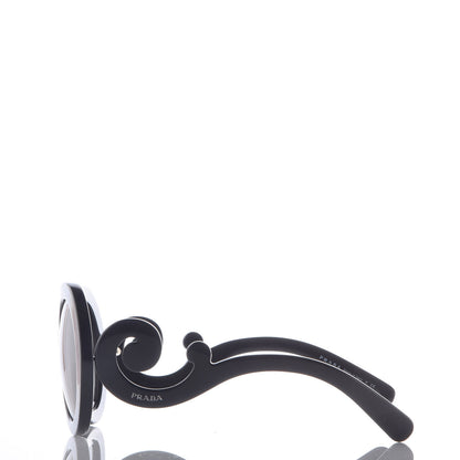 Prada Baroque Sunglasses SPR 27N Black 3 of 7