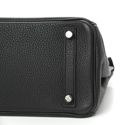 Hermes Togo Birkin 25 Black 7 of 10