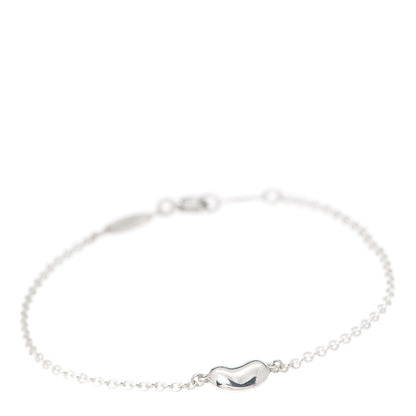 Tiffany Sterling Silver 9mm Elsa Peretti Bean Bracelet 1 of 6