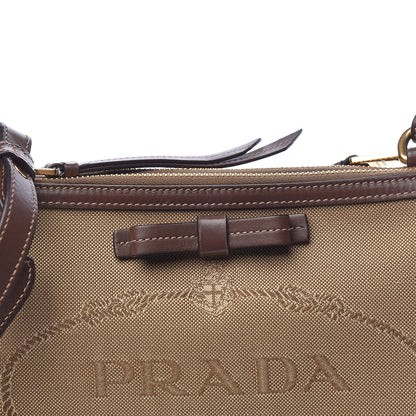 Prada Jacquard Logo Crossbody Corda Bruciato 11 of 11