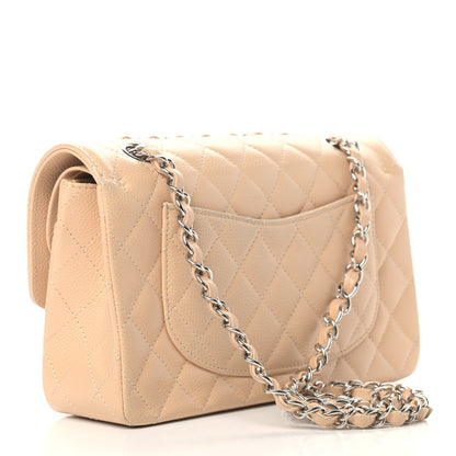 Chanel Caviar Quilted Small Double Flap Beige 3 of 11