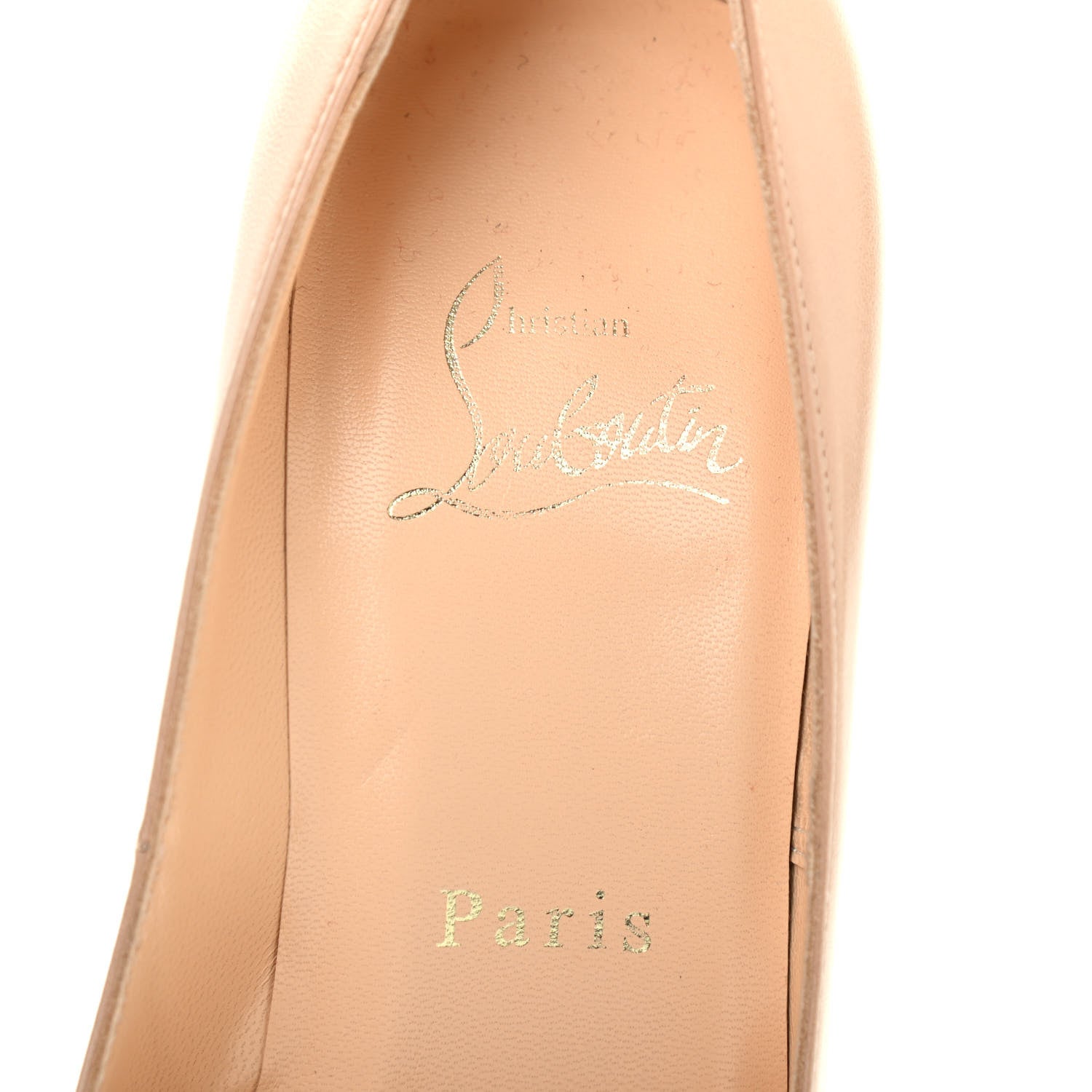 Christian Louboutin Kid So Kate 100 Pumps 35.5 Nude 7 of 7