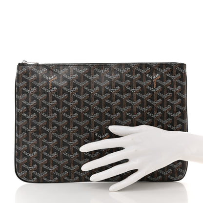 Goyard Goyardine Senat Pochette MM Black 4 of 16