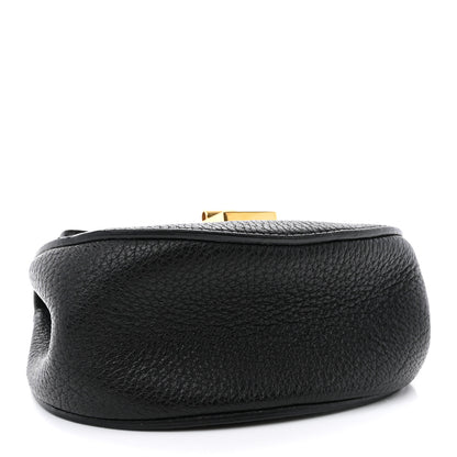 Chloe Grained Lambskin Nano Drew Shoulder Bag Black 4 of 11