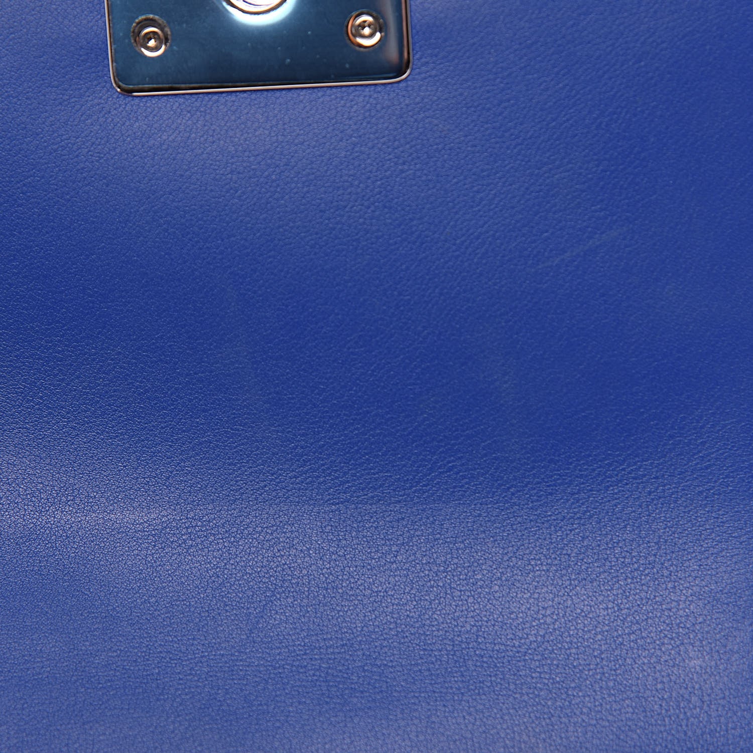Chanel Patent Calfskin Quilted Small Plexiglass Boy Flap Blue 14 of 15