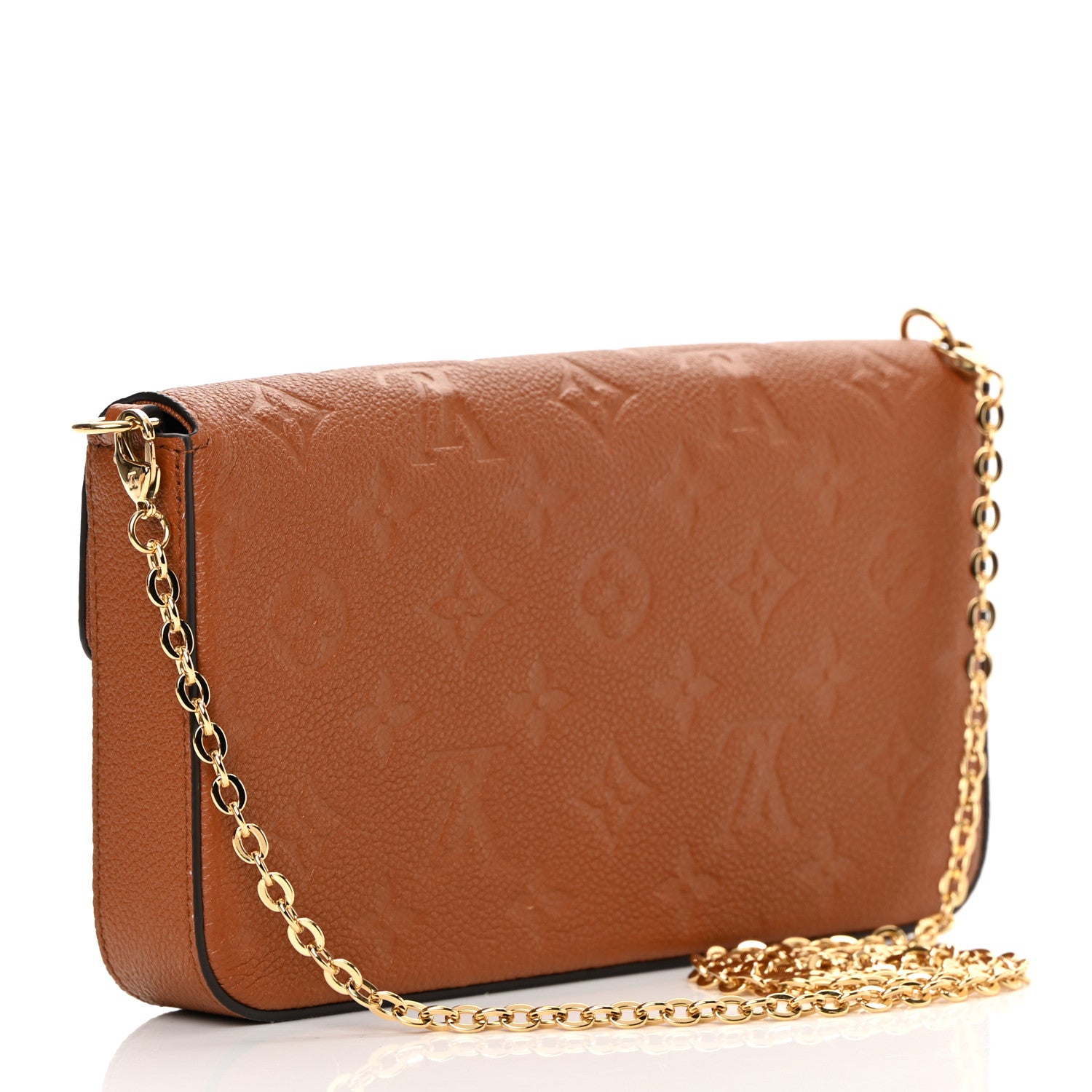 Louis Vuitton Empreinte Pochette Felicie Chain Wallet Cognac 4 of 13