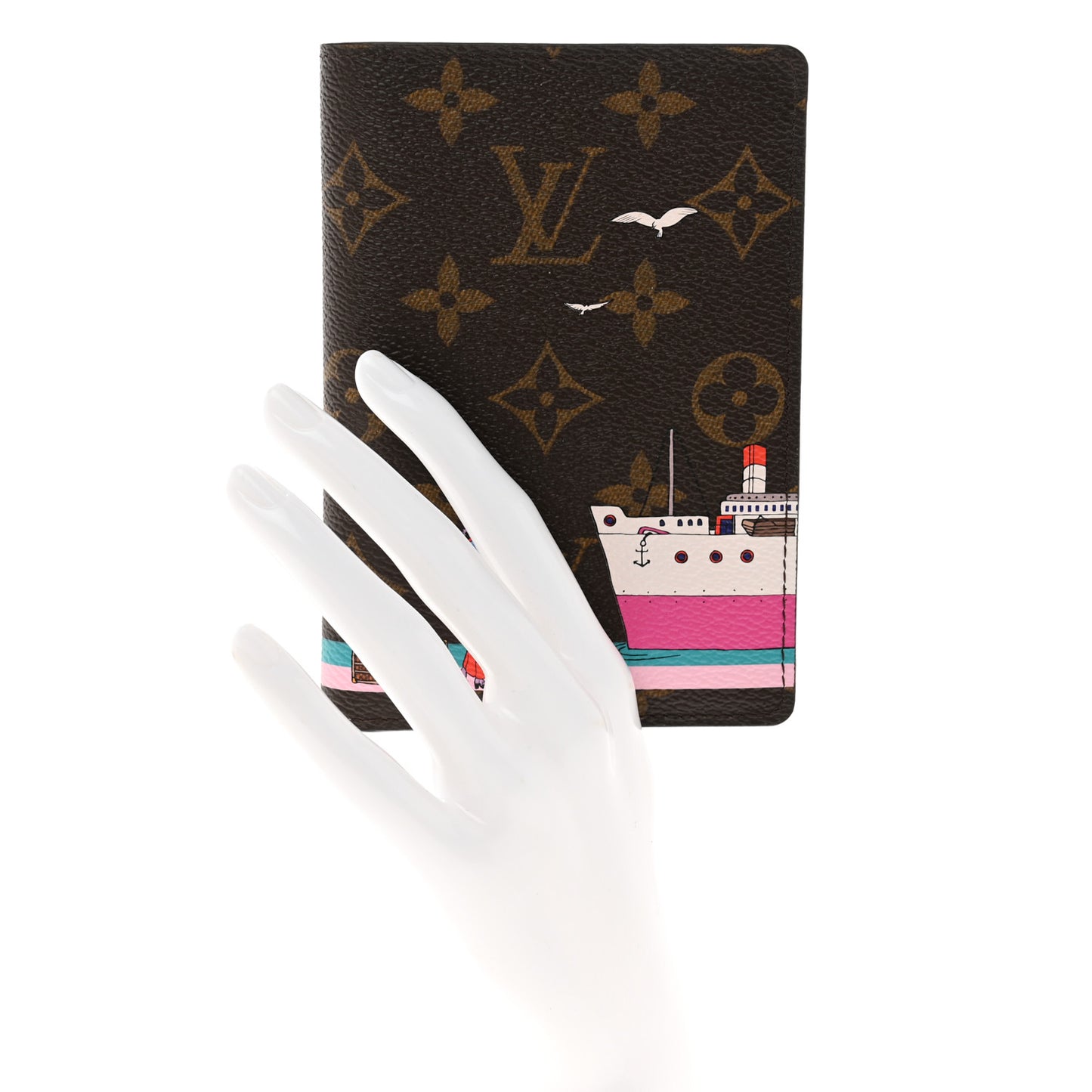 Monogram 2016 Christmas Animation Passport Cover Rose Ballerine