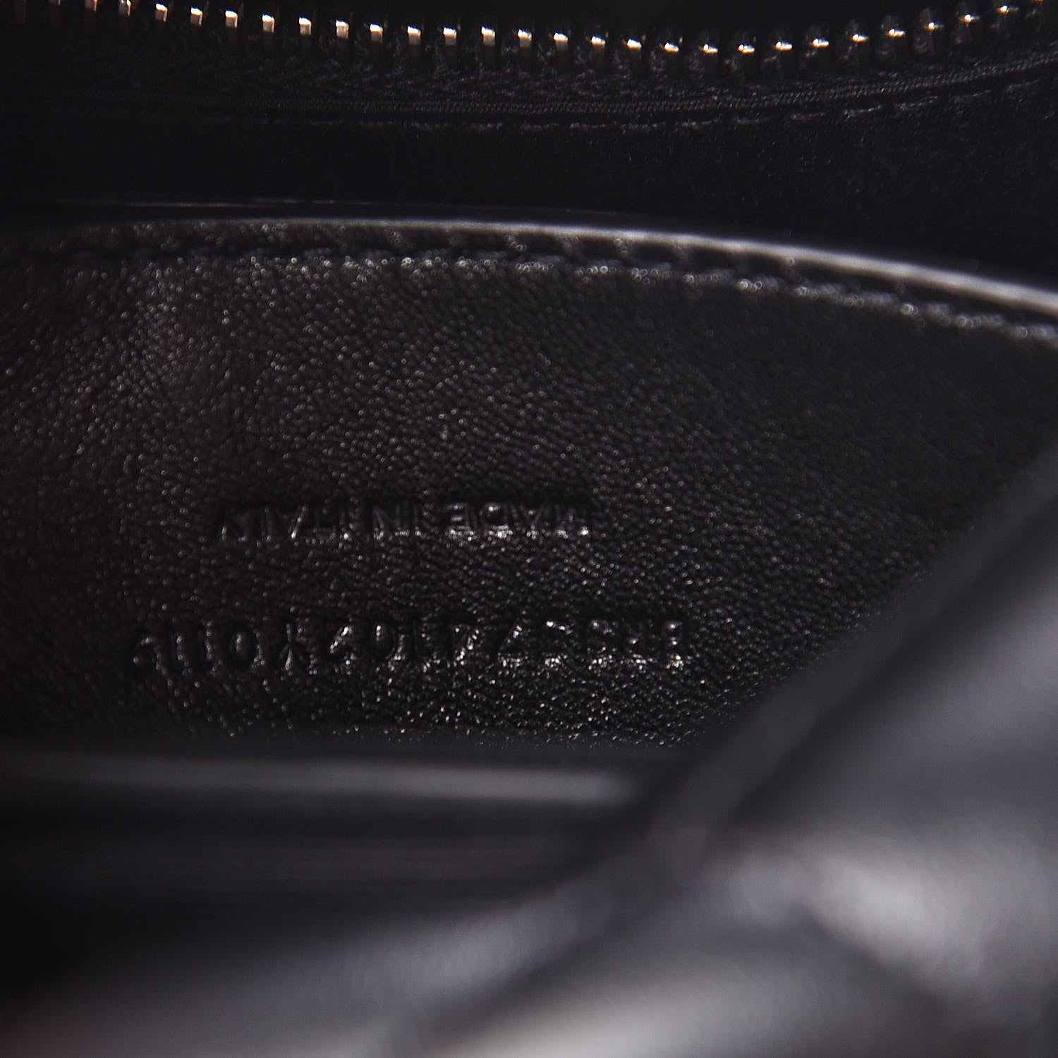 Saint Laurent Calfskin Y Quilted Monogram Small Loulou Bowling Bag Black 7 of 10