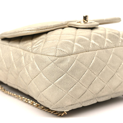 Chanel Metallic Lambskin Quilted Small In Seoul Backpack Light Gold 9 of 11