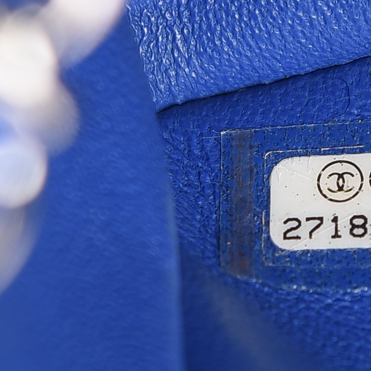 Chanel Lambskin Quilted Mini Rectangular Flap Royal Blue 9 of 10