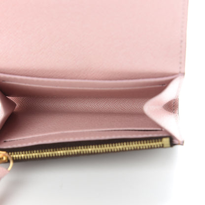 Louis Vuitton Damier Ebene Rosalie Coin Purse Rose Ballerine 5 of 9