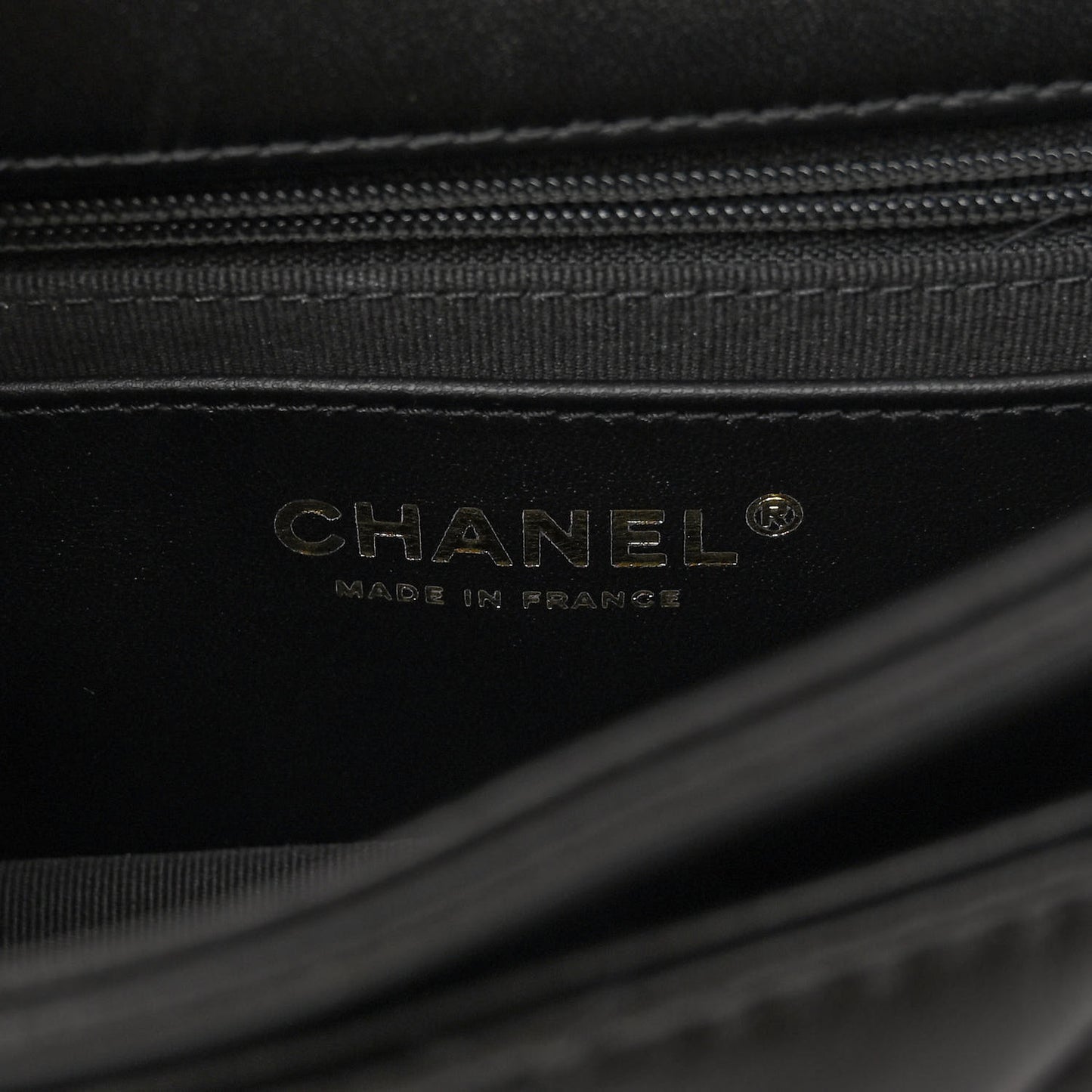 Lambskin Patent Calfskin Mini Flap Bag Black
