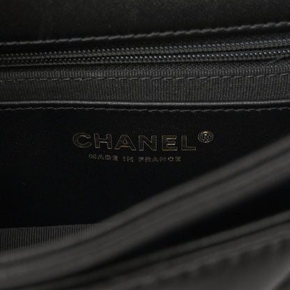 Chanel Lambskin Patent Calfskin Mini Flap Bag Black 6 of 10