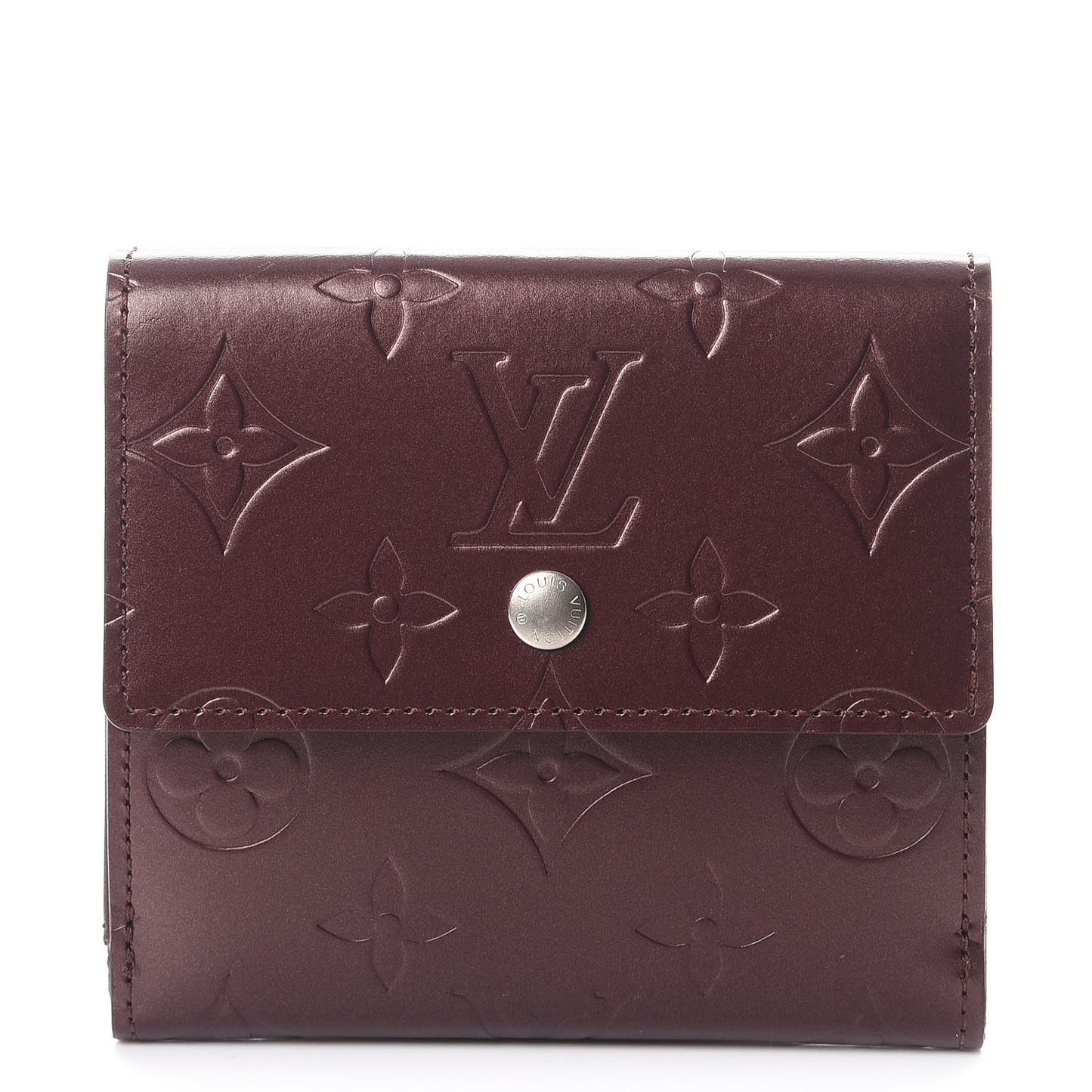 Mat Monogram Ludlow Wallet Violet