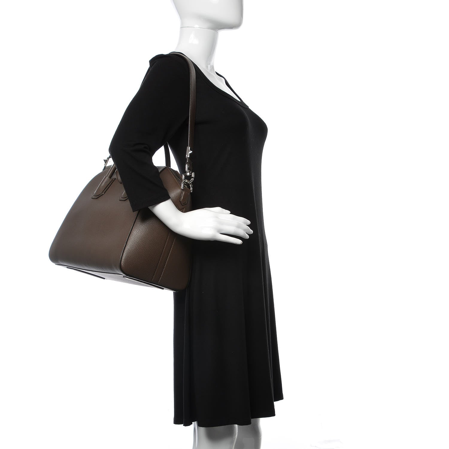 Givenchy Sugar Goatskin Medium Antigona Heather Grey 2 of 13
